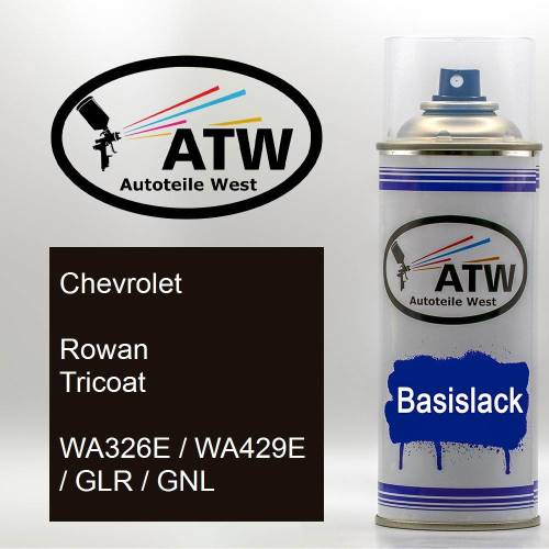 Chevrolet, Rowan Tricoat, WA326E / WA429E / GLR / GNL: 400ml Sprühdose, von ATW Autoteile West.